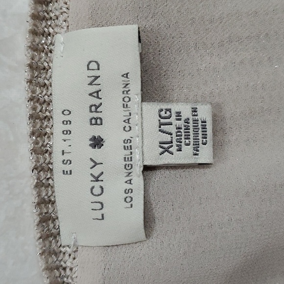 Lucky Brand sparkly sweater - Picture 4 of 8